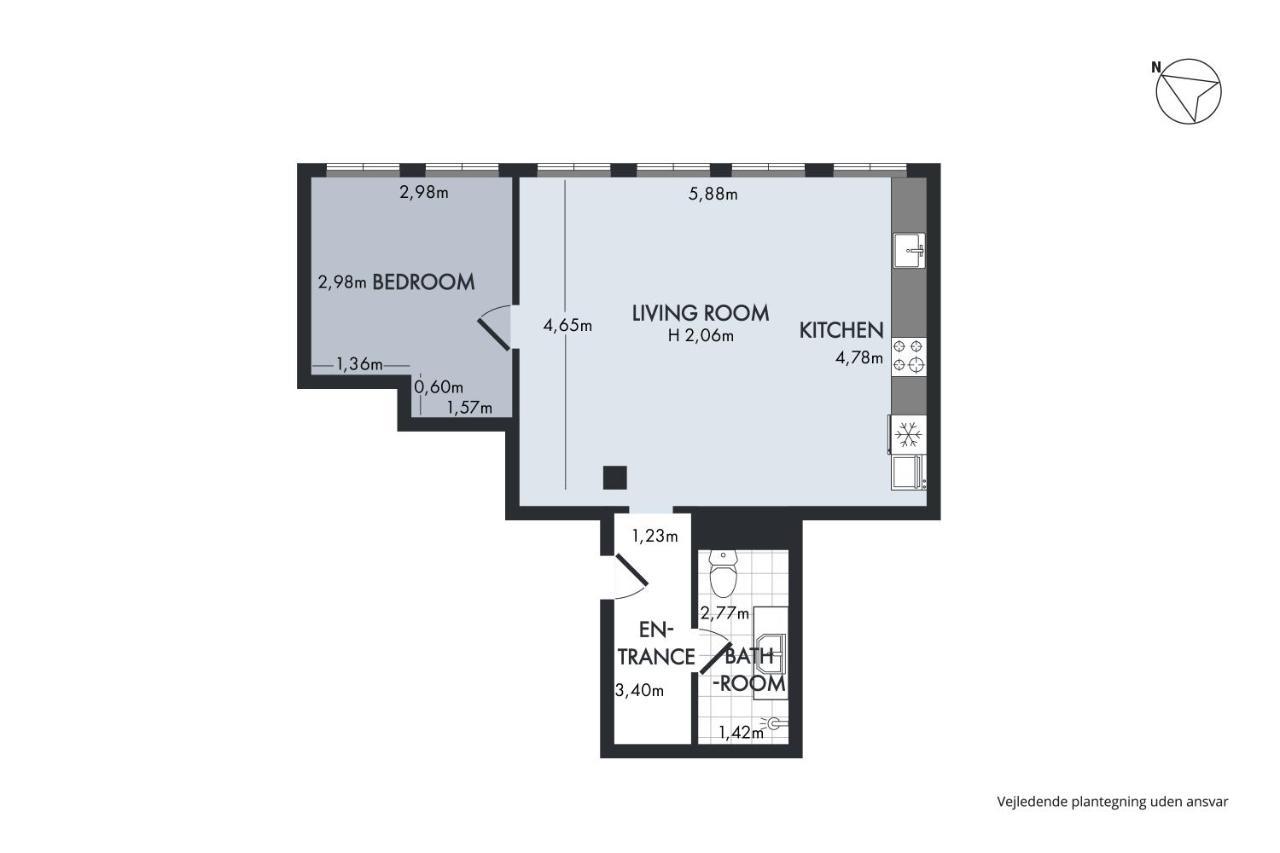 Sanders Regent - Endearing One-Bedroom Apartment Near Central Square 코펜하겐 외부 사진